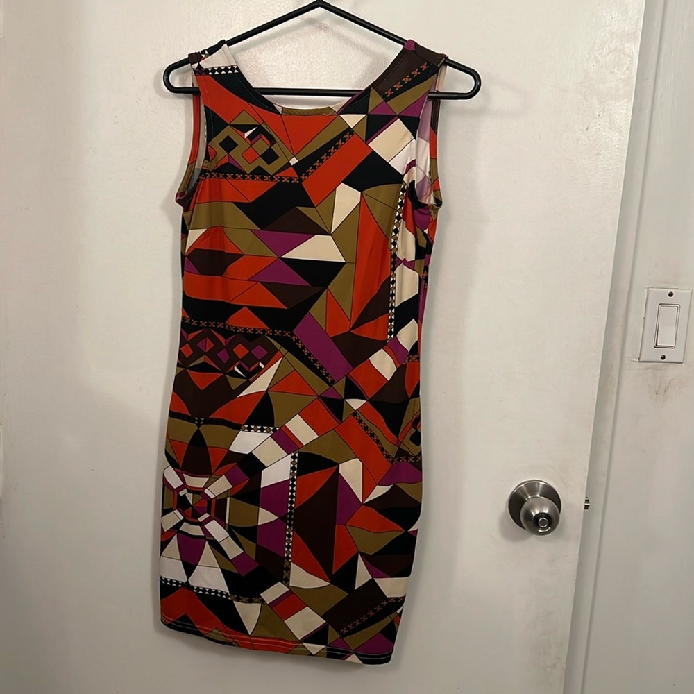 Multicolored Minidress
